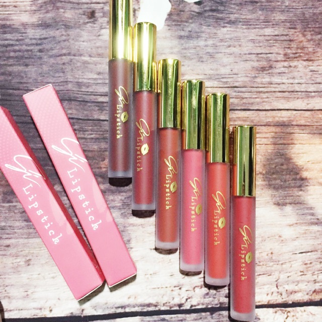 [ SON SANG, CHẤT XỊN, GIÁ SINH VIÊN ] Son Handmade Si Lipstick Nắp Vàng Lì, Màu Đẹp, Bao Êm, Mềm Môi