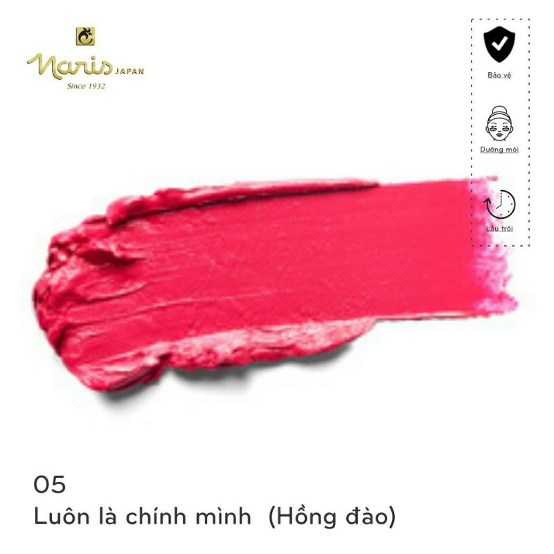 Son lì mịn môi Naris Ailus Stress Free Lipstick