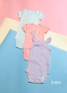 Combo 3 body chip carter’s cho bé từ 0-23m