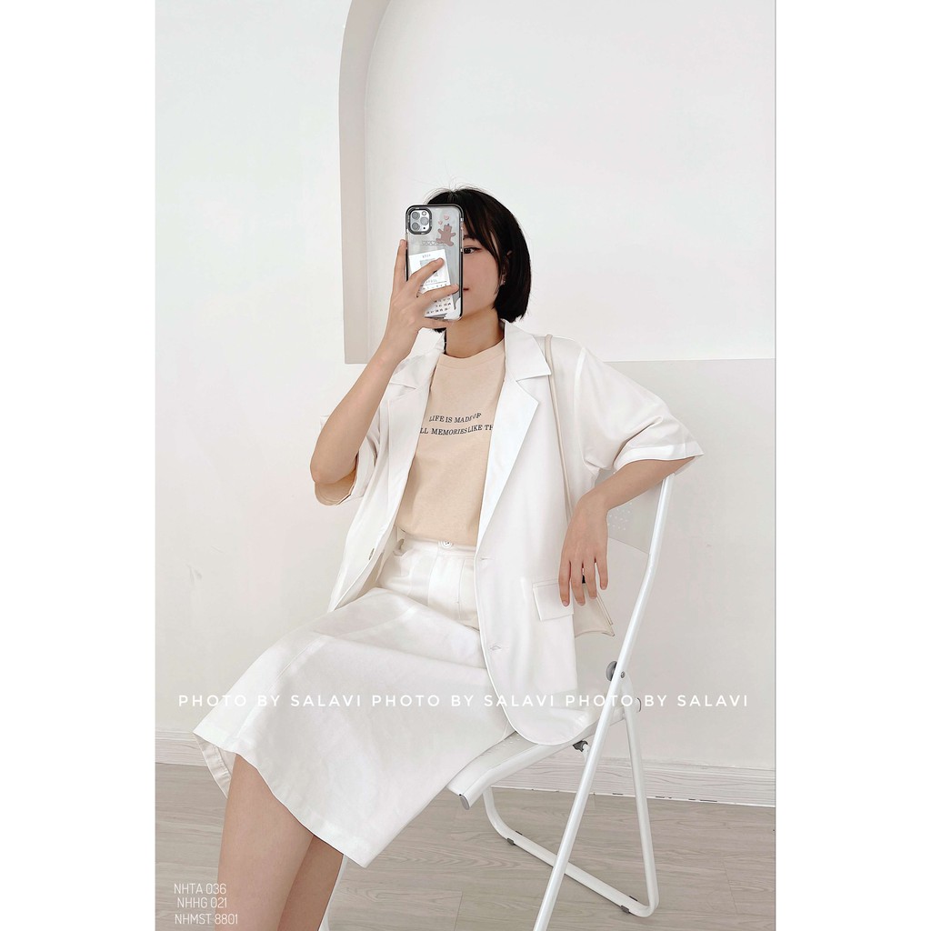 BLAZER TAY NGẮN HÀN XẺNG