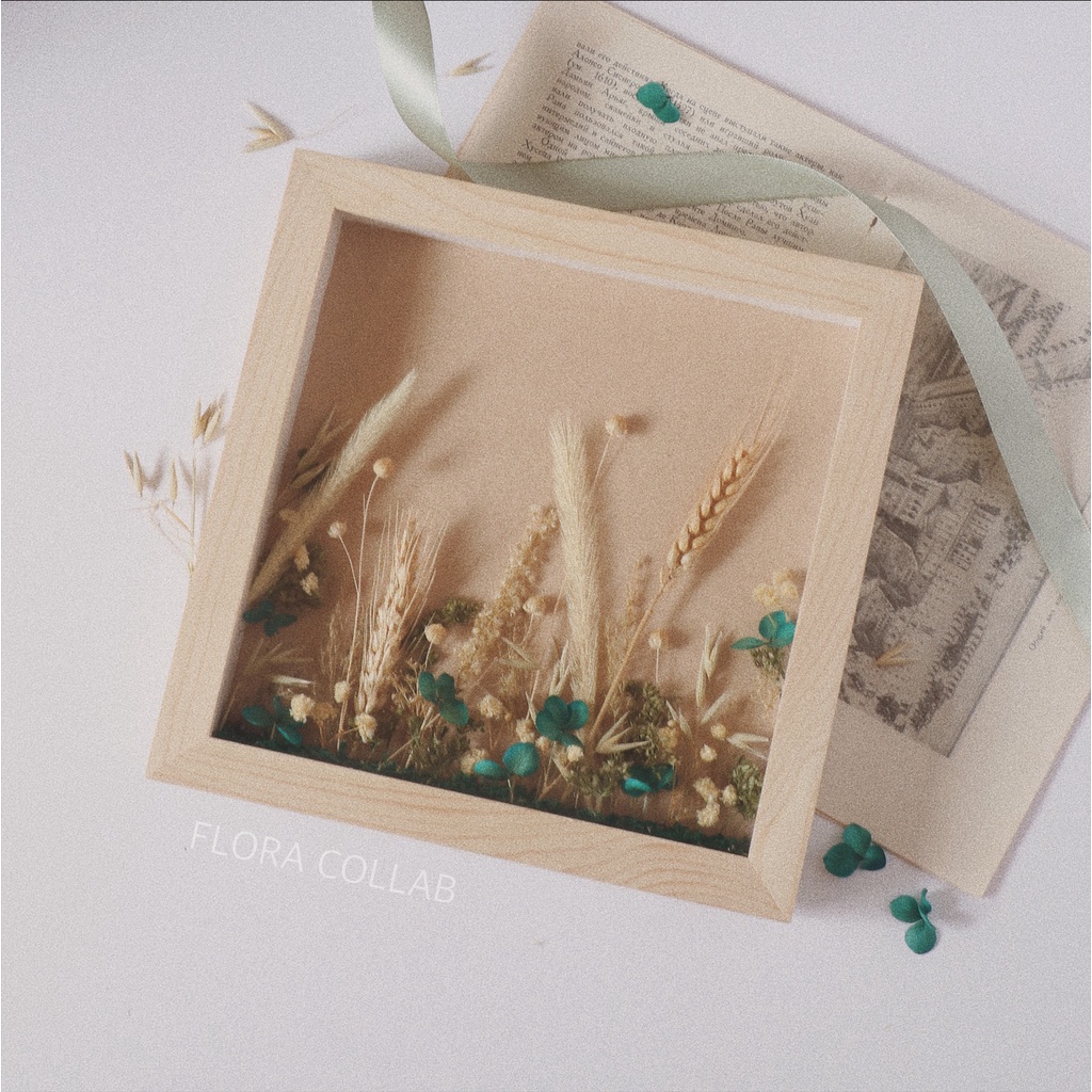 Flora Collab | Tranh hoa khô handmade - Mẫu khung vuông