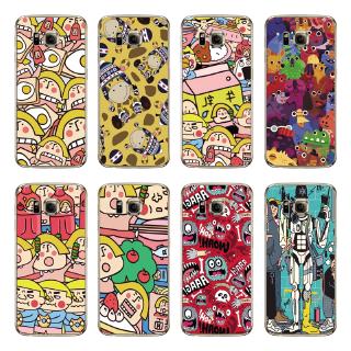 Ốp điện thoại TPU mềm họa tiết động vật xinh xắn dành cho Samsung Galaxy S6 Edge Plus /S5 /S4 /i9600 /i9500