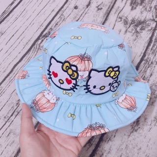 Nón tai bèo cô gái mèo kitti bé gái siêu xinh (xanh)