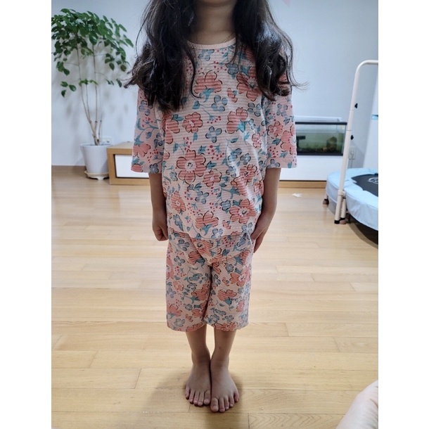 Bộ quần áo trẻ em hoa năm cánh Maykids #korea