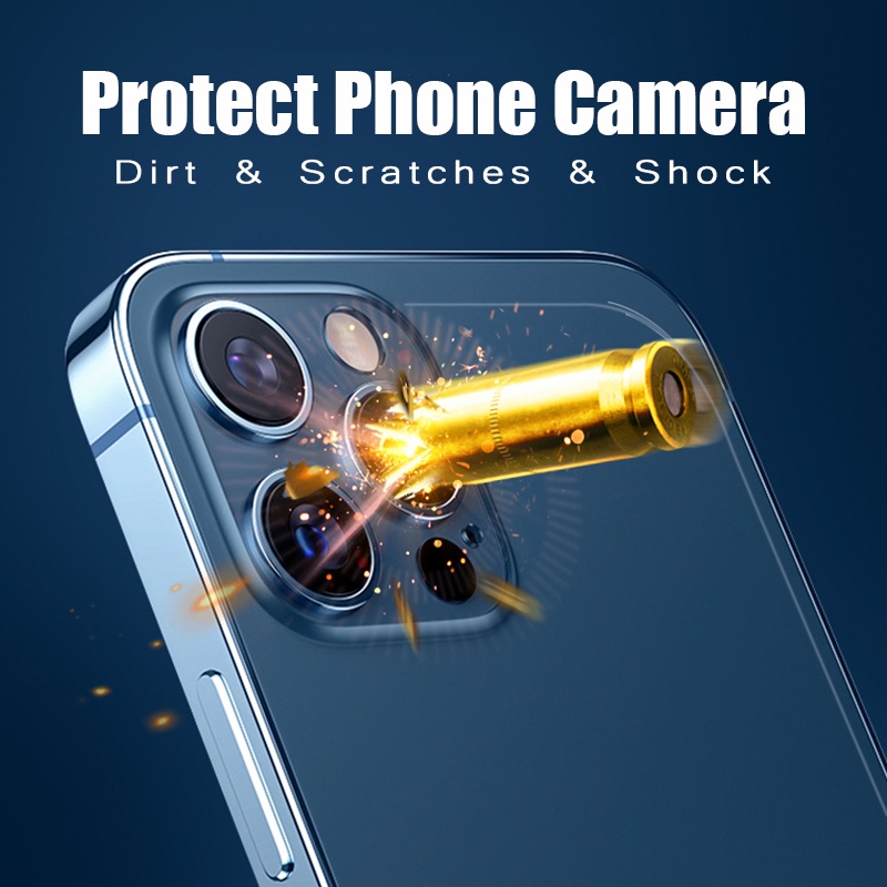 [BÁN LẺ TỪNG VIỀN] Viền Bảo Vệ Camera Lens Kính Cường Lực Titan cho iP 11 12 13 Mini Pro Max - Minh An Saigon