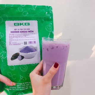 Bột vị khoai môn pha trà sữa