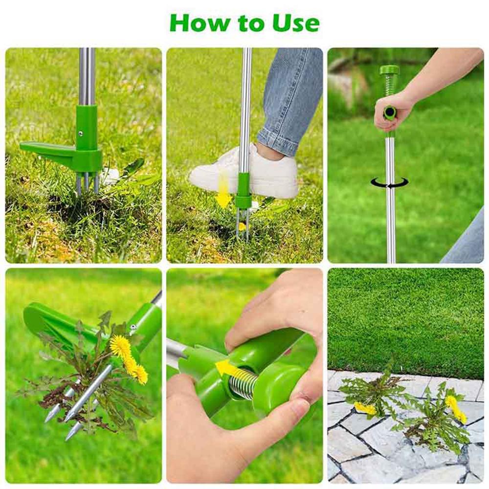 Dụng Cụ Làm Vườn Tay Cầm Dài Màu Ngà