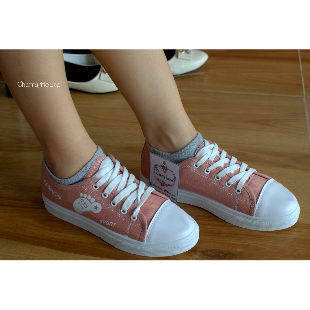 Giày Sneaker hồng