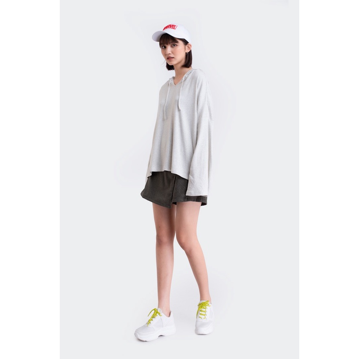 Áo hoodie Nữ BOO Dáng Rộng Cotton Cao Cấp Phối Tay Rộng Cá Tính | BigBuy360 - bigbuy360.vn