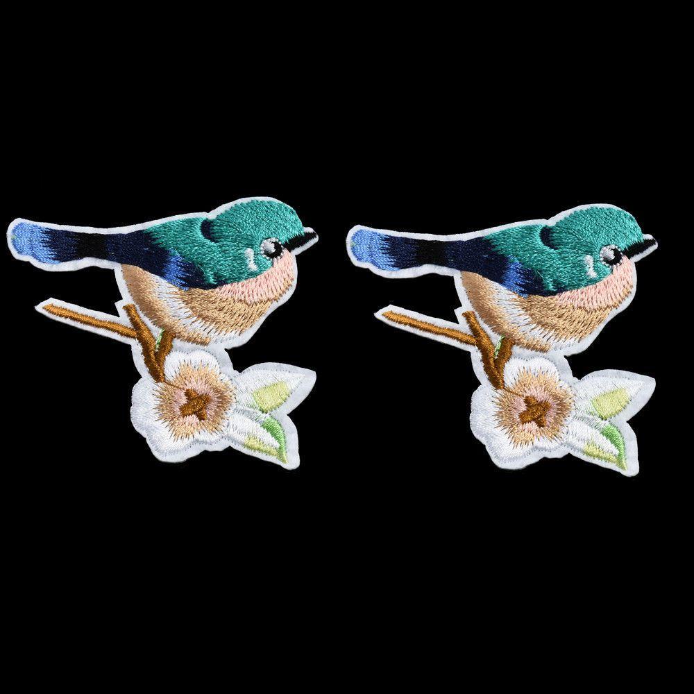 SOMEDAYZL Sticker Ủi Thêu Hình Chim