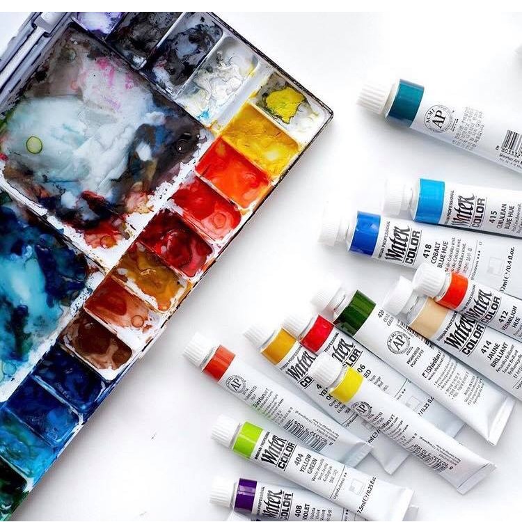Màu nước ShinHan Professional Watercolor tuýp 7.5ml (link 2/3)-
