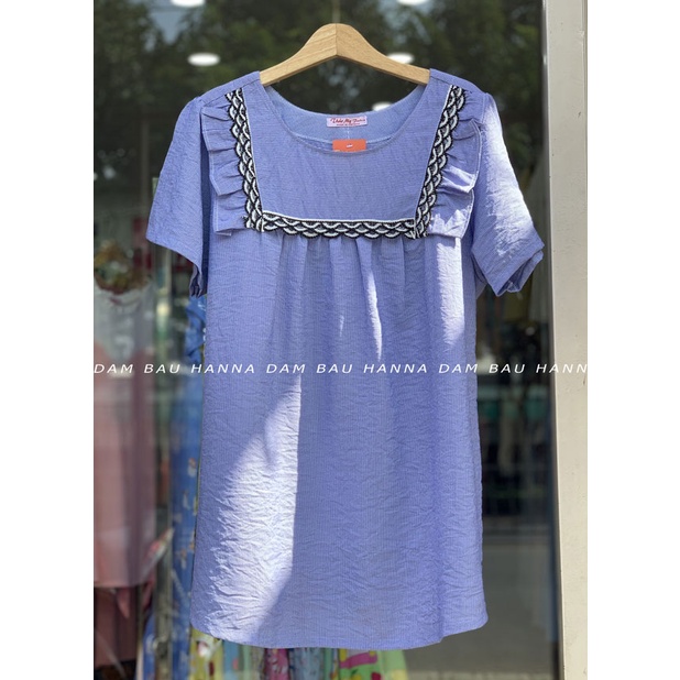 FREE SIZE 70-100KG Áo bầu công sở big size dễ thương vải cao cấp thoáng mát không xù không nhăn thấm mồ hôi