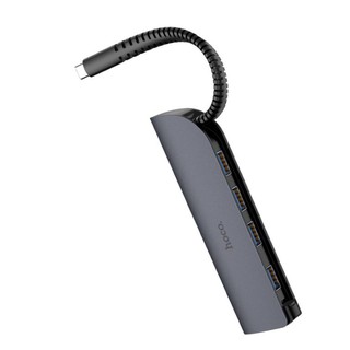 BỘ CHUYỂN ĐẦU TYPE-C SANG 4 CỔNG USB HOCO HB12