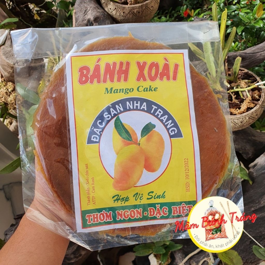 Bánh tráng xoài đặc sản Nha Trang bánh tráng xoài vuông xoài tròn thơm ngon - 04100112