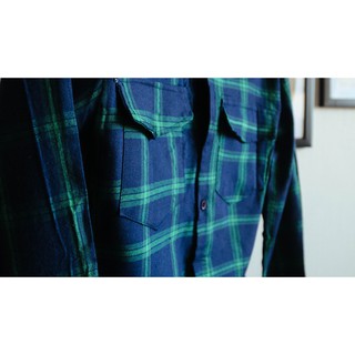 áo flannel off white