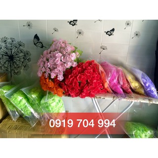 COMBO 10 BỘ NGUYÊN LIỆU HOA GIẤY LỤA