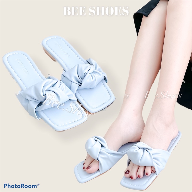 DÉP BEE SHOES THẮT ẤU TO DA MỀM 210620