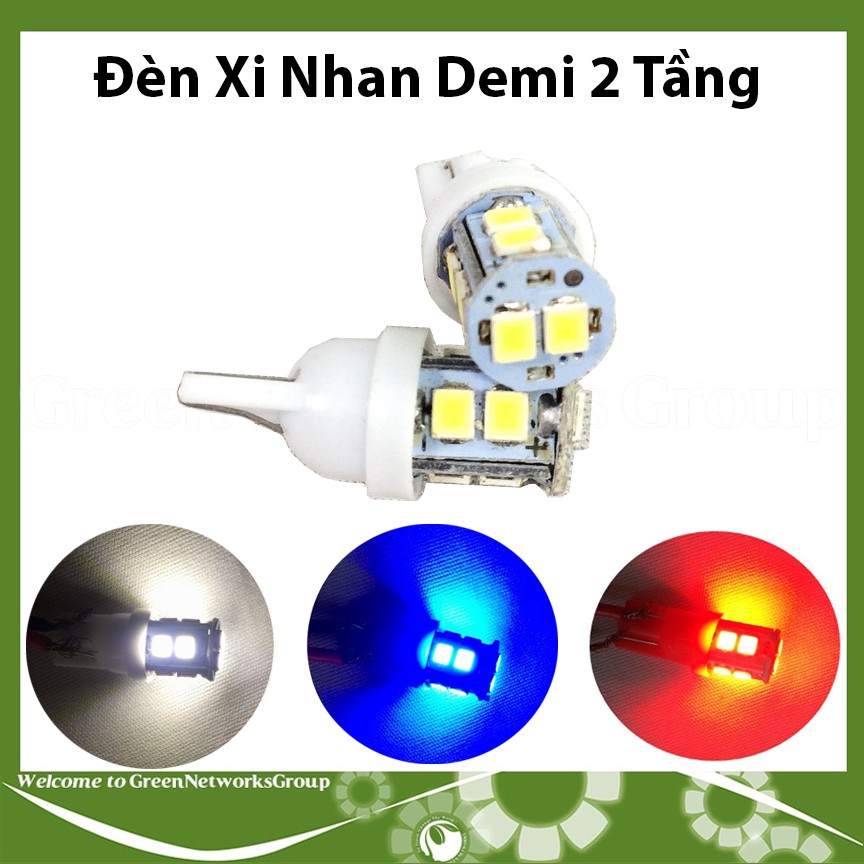 Đèn Led xi nhan demi Sương mù, Đồng hồ, Led biển số 2 tầng cho xe máy (1 Cái) Greennetworks