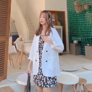 🇰🇷ÁO BLAZER TRƠN HÀN QUỐC 🇰🇷[ CLIP- CÓ SẴN]