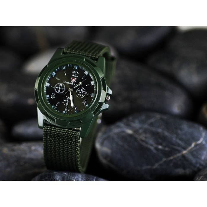 Đồng hồ nam Swiss Army kiểu dáng lính, dây dù siêu đẹp, siêu bền