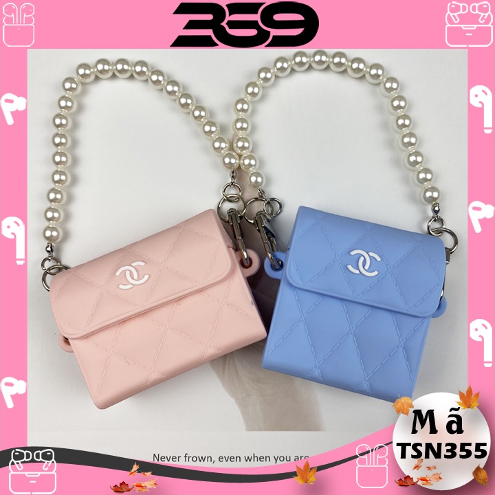 Case Airpods Túi Xách Hàng Hiệu, Vỏ Ốp Bọc Airpods Phong Cách Thời Trang - Mã TSN355