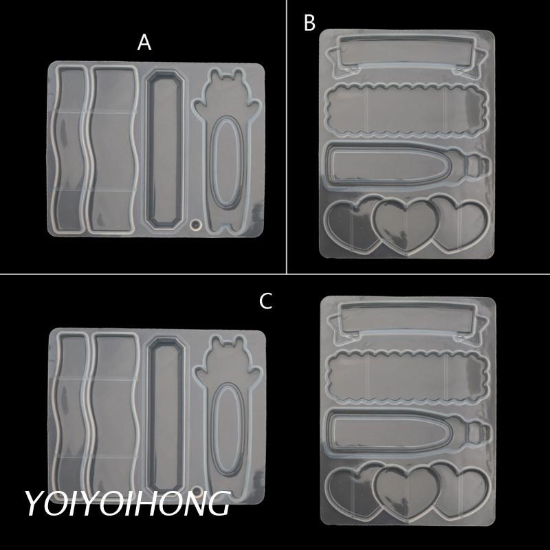 Khuôn Làm Kẹp Tóc Bằng Nhựa Resin Tiện Dụng