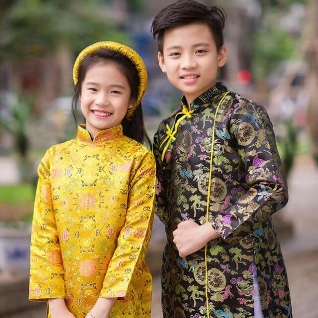 áo dài cách tân nam nữ đám cưới