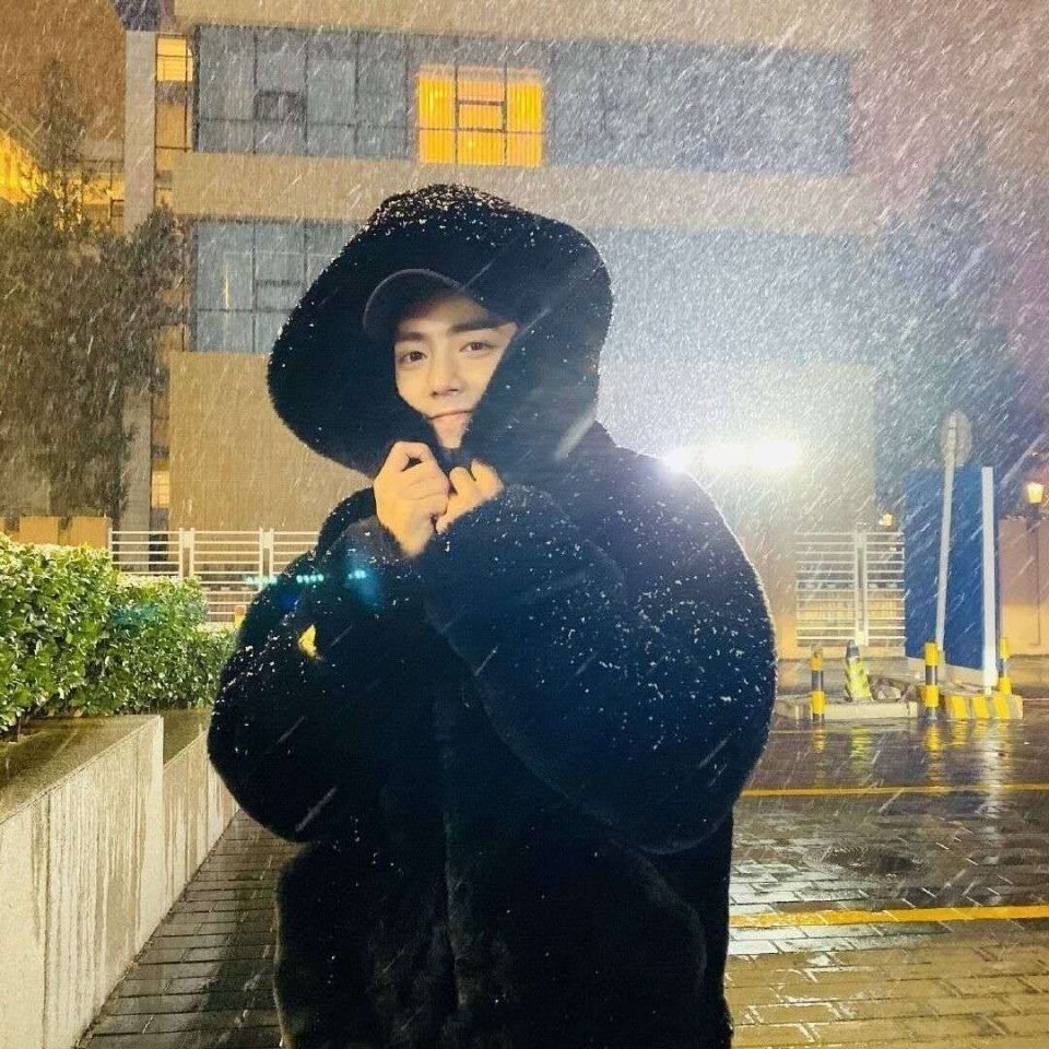 Áo khoác giả lông thỏ dày dáng rộng dài trung bình phong cách Hàn Quốc cho nữ GUANGZHOU