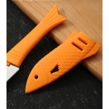 dao thái hình cá, có vỏ bọc an toàn