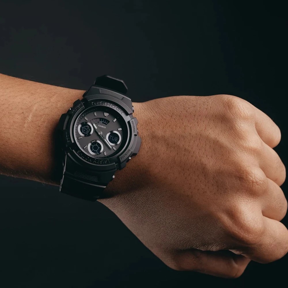 Đồng Hồ Casio Nam Dây Nhựa GSHOCK AW-591BB-1ADR Chính Hãng
