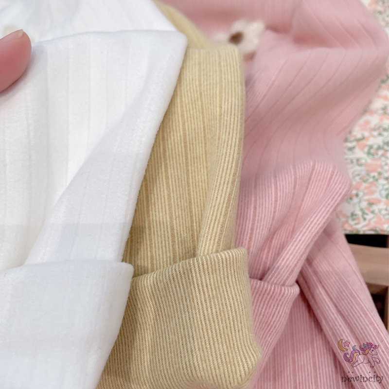 Áo Thun Cổ Lọ In Hoa Thời Trang Thu Đông Hàn Quốc Cho Bé Gái