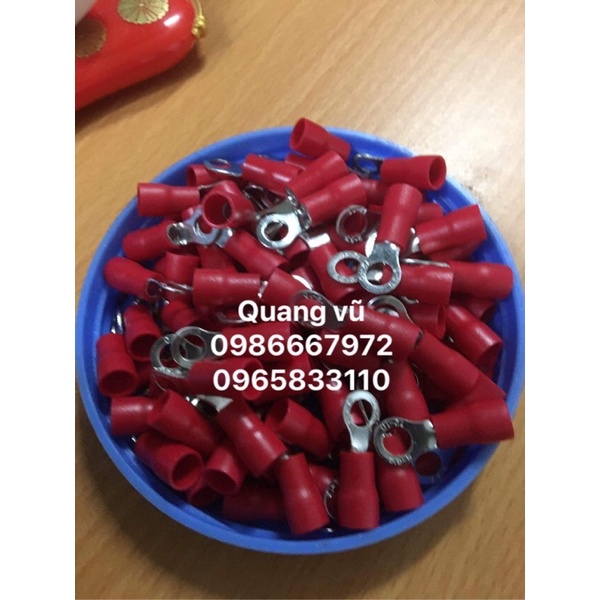 Cos tròn bọc nhựa 5.5 x5 đồng mạ kẽm gói 50 cái