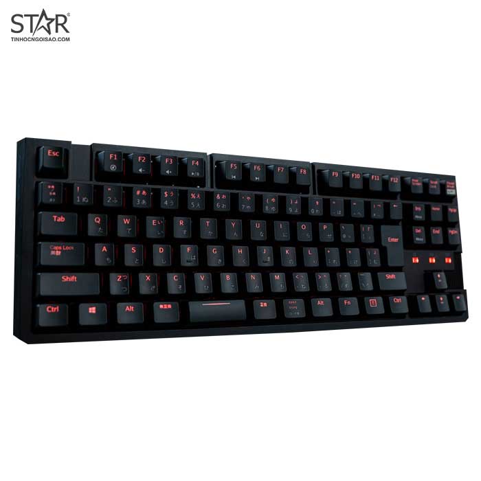 Bàn Phím Cơ Asus M801 Led Gaming Kailh Red Switch TKL (Đen)