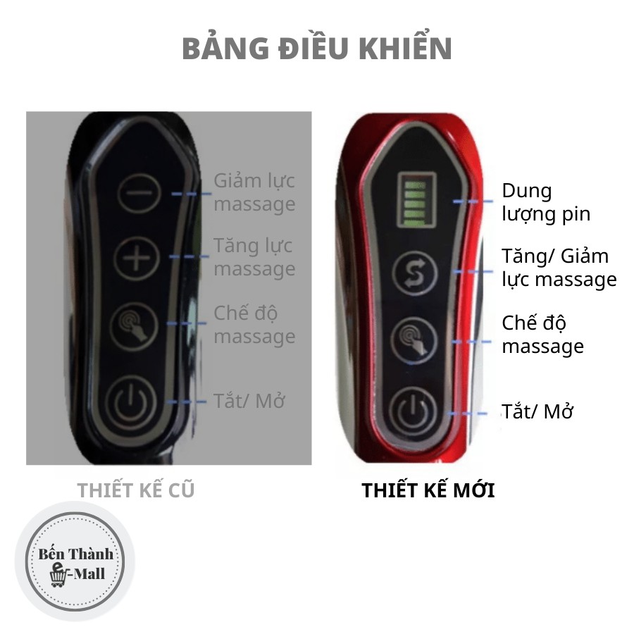 ✈️ [Freeship] Máy massage cầm tay Phantom Massager SH-106 [Bản không dây hoặc có dây] [5 đầu massage thay thế]