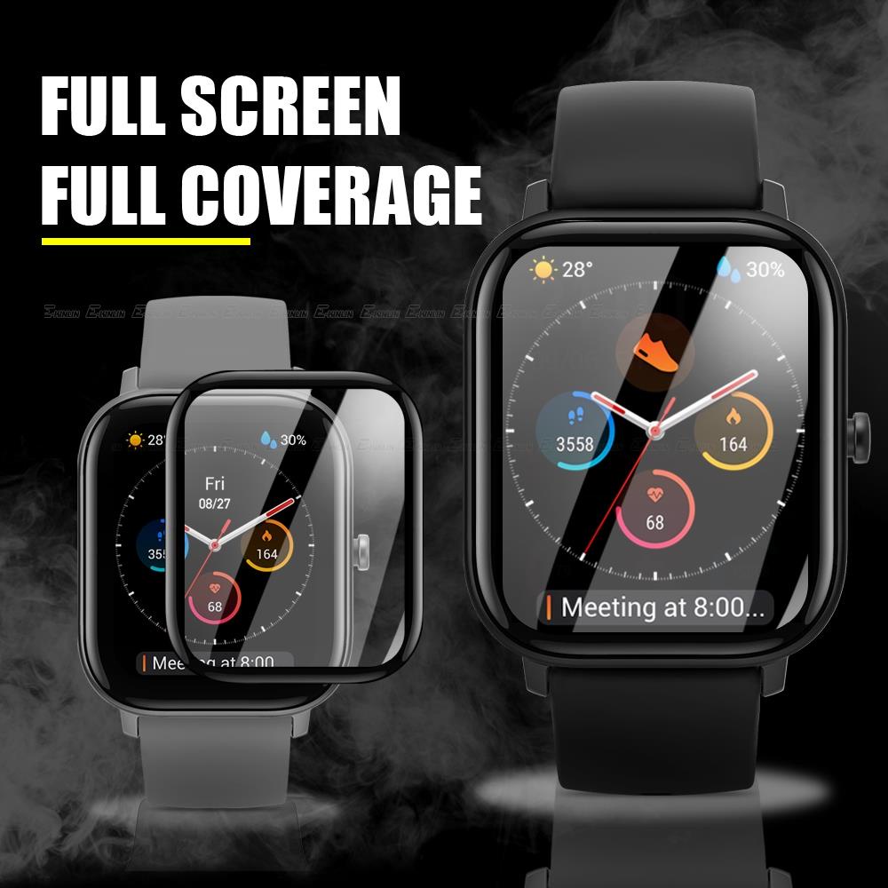 Kính Cường Lực 99D Bảo Vệ Màn Hình Cho Đồng Hồ Thông Minh Amazfit GTR 2e GTS 2 BiP S Lite