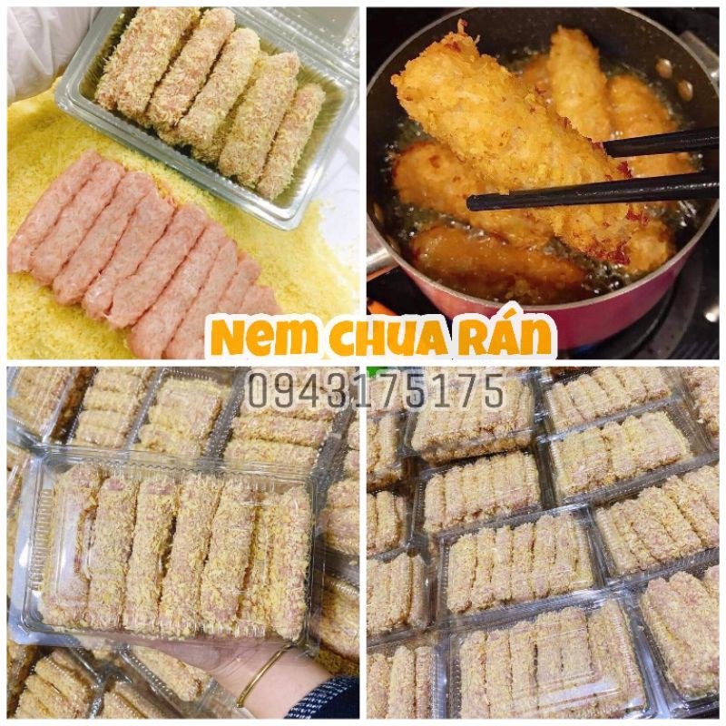 Nem chua rán phố cổ bao ngon