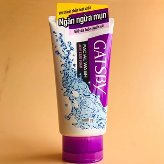 Sữa rửa mặt GATSBY tuýp 130g