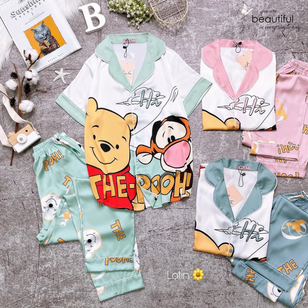 Đồ Mặc Nhà Pijama Lụa Latin TN Quần Dài Freesize - HÀNG CAO CẤP  ཾ ྇