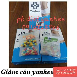 LIỆU TRÌNH THUỐC GIẢM CÂN PK DIET YANHEE THÁI LAN 7 VIÊN 1 NGÀY GIẢM MẠNH.