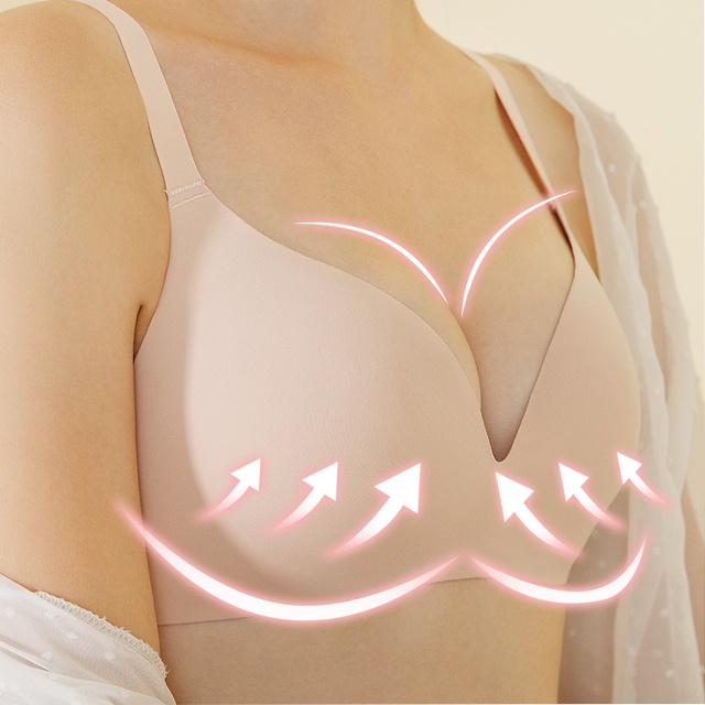 Mới Áo Lót Nâng Ngực Không Gọng Không Đường May Gợi Cảm Cho Nữ