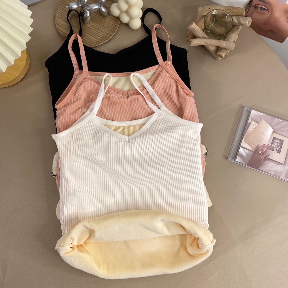 Áo Hai Dây Dáng Ôm Thời Trang Thu Đông Cho Nữ