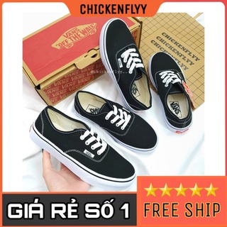 Ảnh thật tặng hộp: v4ns classic đen trắng giày thể thao nữ/giày thể thao nam/giày sneaker/gà bay