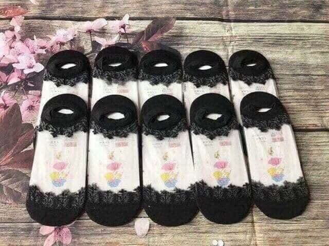 Set 10 Đôi Tất Hài Ren Công Chúa