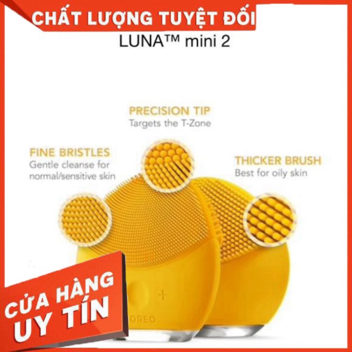 [APP MÃ _MPVC] Máy rửa mặt massage Foreo Luna Mini 2 bảo hành 1 đổi 1 công nghệ sóng âm hiện đại làm sạch da hiệu quả Ch