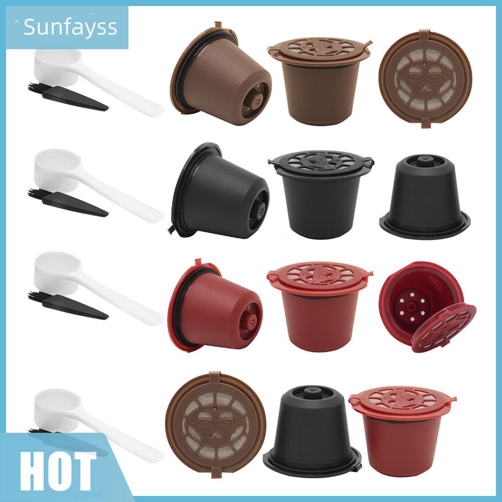 SF Set 3 Bộ Lọc Cà Phê Có Thể Tái Sử Dụng Dành Cho Máy Pha Tự Động Nespresso