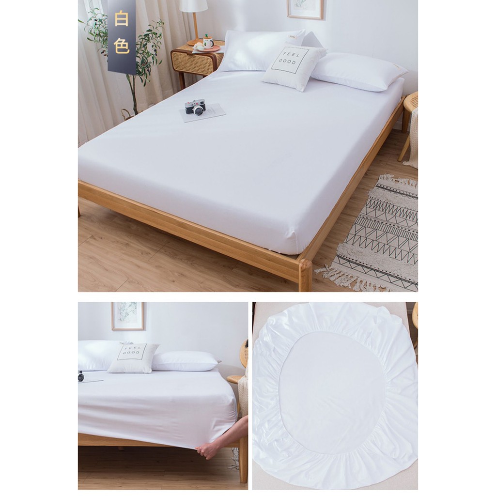 Bộ ga giường và vỏ gối nằm cotton tici LIDACO cotton hoạt tính nhiều màu lựa chọn giành cho mọi cỡ nệm