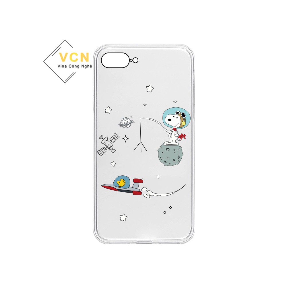 Ốp lưng đủ dòng Iphone 5G/6S/6 Plus/6S Plus/7G/8G/X/Xs/11/11 Pro/12/12 Pro/...Silicone trong hình Snoopy and Woodstock | BigBuy360 - bigbuy360.vn