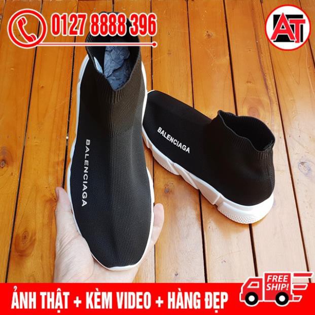⚡[SALE OFF] Giày Balen Cổ Chun Đen Trắng Cổ Cao Khuyến Mãi Có Sẵn ⚡ CHẤT sịn : 2021 ' ¹ $ * ཾ ! ' : | BigBuy360 - bigbuy360.vn