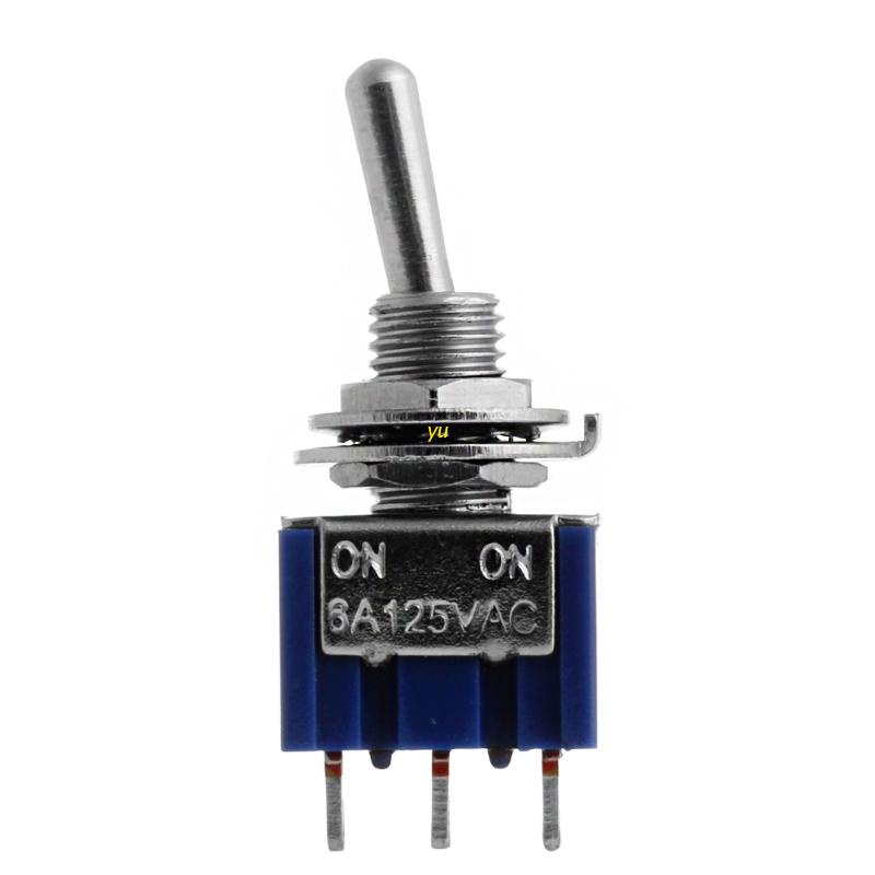 1 Công Tắc Gạt Đảo Chiều Mini MTS-102 3-Pin SPDT ON-ON 125VAC 6A