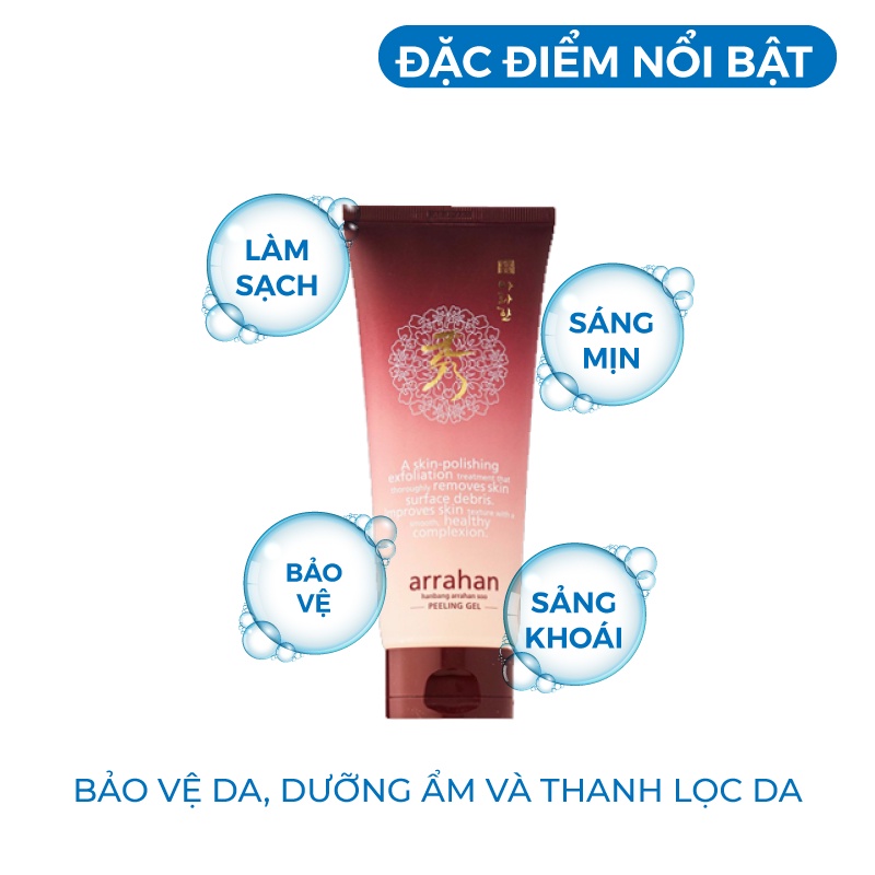 Tẩy da chết - Tẩy tế bào da chết chiết xuất từ quả La Hán ARRAHAN Hàn Quốc 180ml